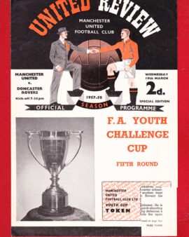 Manchester United v Doncaster Rovers 1958 - Youth Cup N Stiles