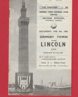 Grimsby Town v Lincoln City 1958