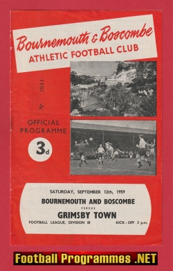 Bournemouth v Grimsby Town 1959