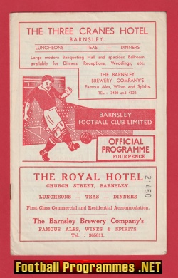 Barnsley v Grimsby Town 1958