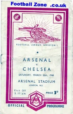 Arsenal v Chelsea 1948