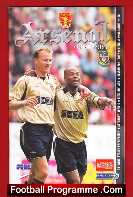 Arsenal v Tottenham 2002