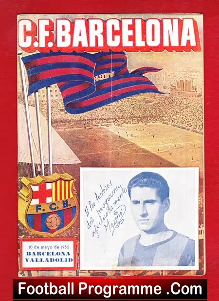 Barcelona v Valladolid 1952 – Spain – Barca
