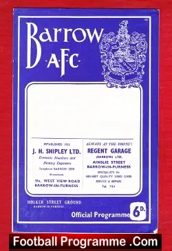 Barrow v Rochdale 1964
