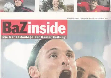 Basel v Manchester United 2002 – Newspaper Edition Switzerland