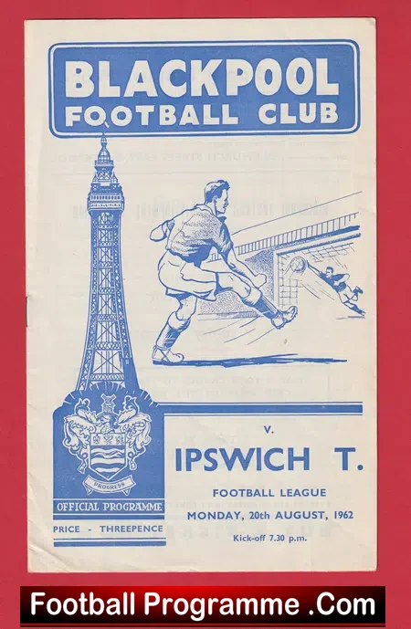 Blackpool v Ipswich Town 1962