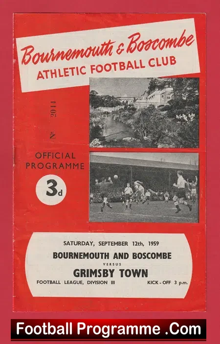 Bournemouth v Grimsby Town 1959