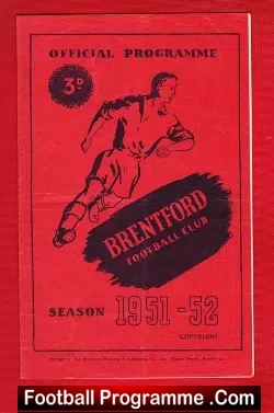 Brentford v Barnsley 1952