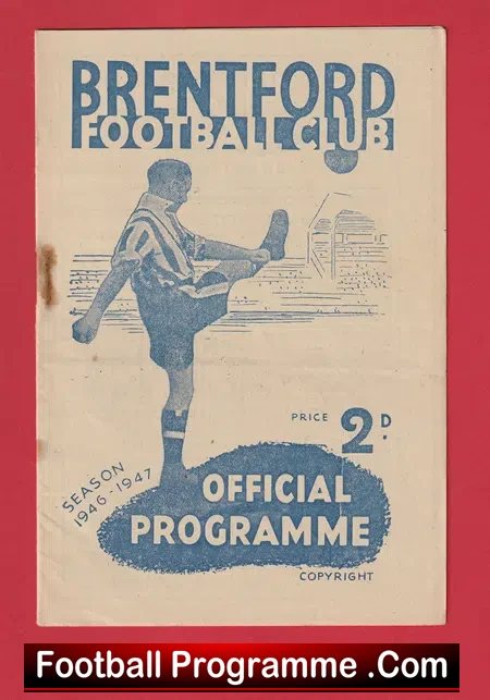 Brentford v Middlesbrough 1947 – 1940s