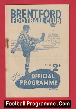Brentford v Middlesbrough 1947 – 1940s