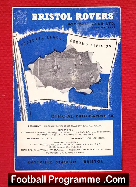Bristol Rovers v Charlton Athletic 1956