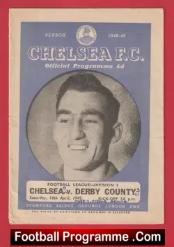 Chelsea v Derby County 1949 – 1940s to clear!