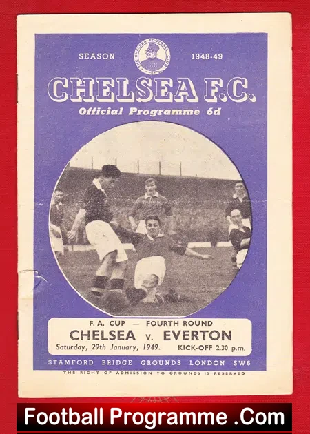 Chelsea v Everton 1949 – 1940s – to clear