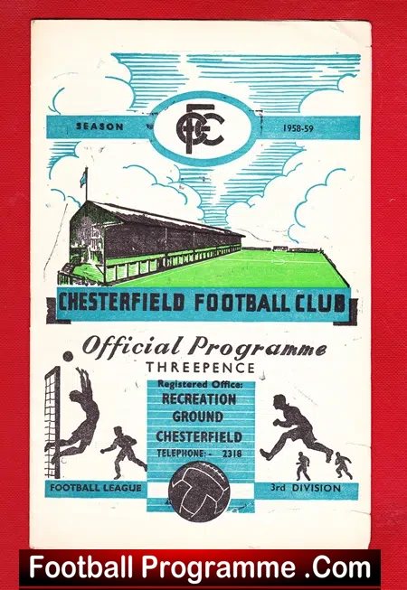 Chesterfield v Tranmere Rovers 1959