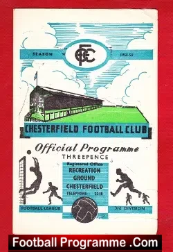 Chesterfield v Tranmere Rovers 1959