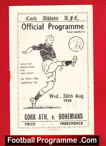 Cork Athletic v Bohemian 1950 – Ireland