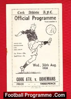 Cork Athletic v Bohemian 1950 – Ireland