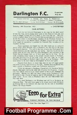 Darlington v Chesterfield 1957