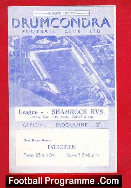 Drumcondra v Shamrock Rovers 1956