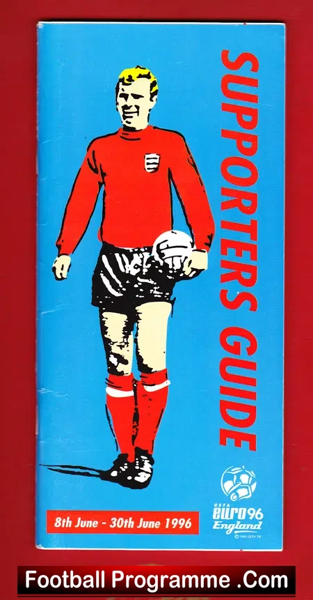 England Euro 96 Football Supporters Guide Book 1996