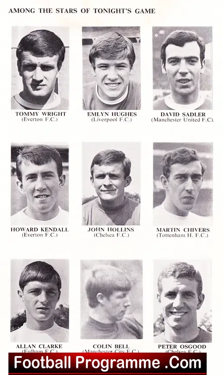 England v Hungary 1968 - Goodison Park Everton