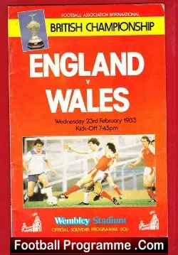 England v Wales 1983