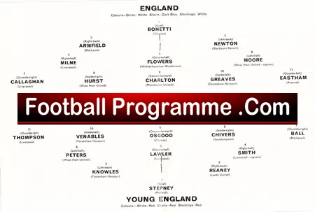 England v Young England 1966 - at Stamford Bridge