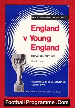 England v Young England 1966 – at Stamford Bridge