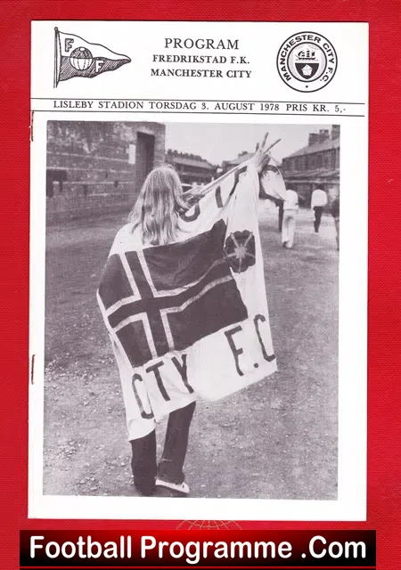 Fredrikstad v Manchester City 1978 – Norway