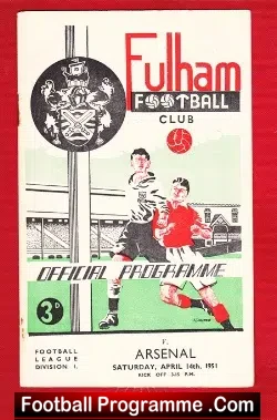 Fulham v Arsenal 1951
