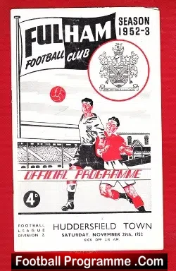 Fulham v Huddersfield Town 1952