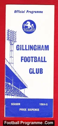 Gillingham v Colchester United 1964