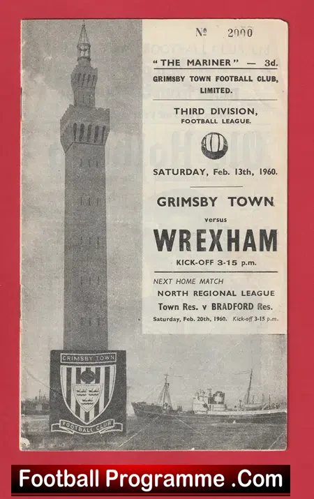 Grimsby Town v Wrexham 1960