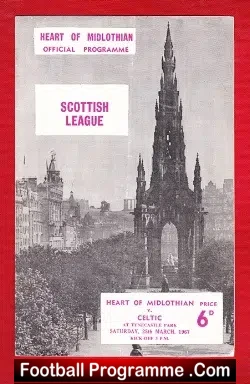 Heart Of Midlothian v Glasgow Celtic 1967 – Glory Season