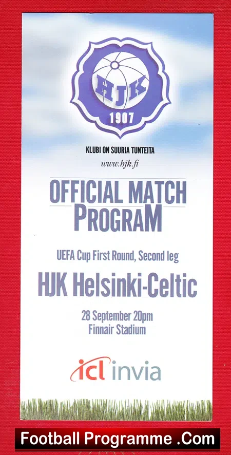 HJK Helsinki v Glasgow Celtic 2001 – Finland