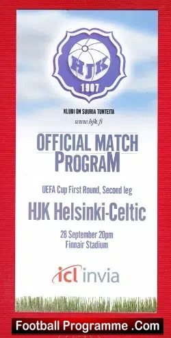 HJK Helsinki v Glasgow Celtic 2001 – Finland