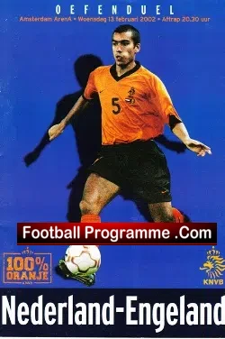 Holland v England 2002 – Netherlands Dutch