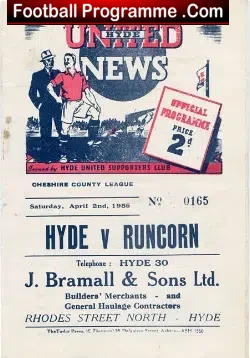 Hyde United v Runcorn 1955