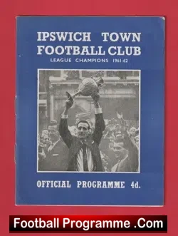 Ipswich Town v Birmingham City 1962