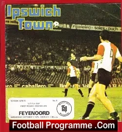 Ipswich Town v Feyenoord 1975