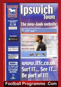 Ipswich Town v Tottenham 2002