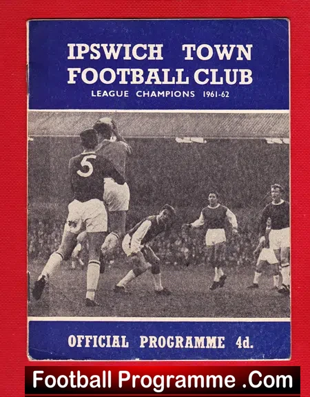 Ipswich Town v West Ham United 1963
