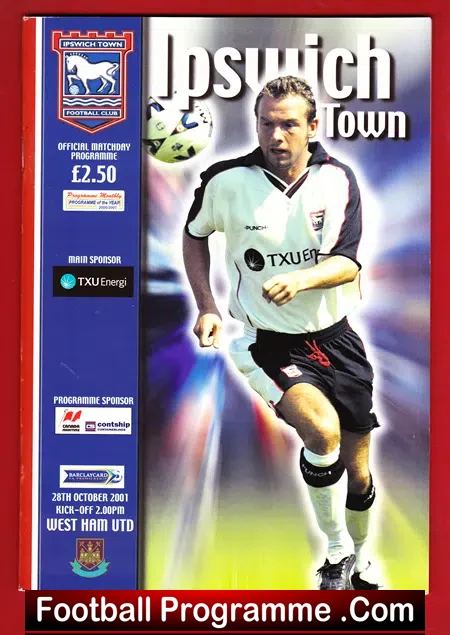 Ipswich Town v West Ham United 2001