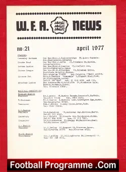 Ladies FA News booklet 1977 – Womens Football News