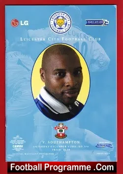 Leicester City v Southampton 2001