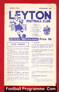 Leyton v Hitchin Town 1954