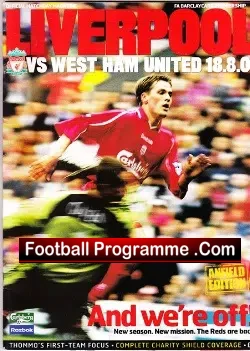 Liverpool v West Ham United 2001
