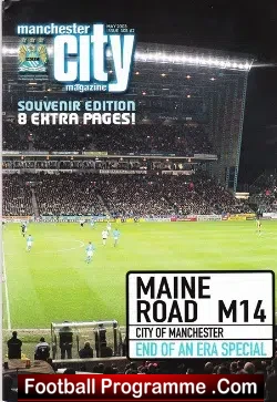 Manchester City Magazine Special Edition 2003 – Last Game