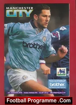 Manchester City v Manchester United 1993