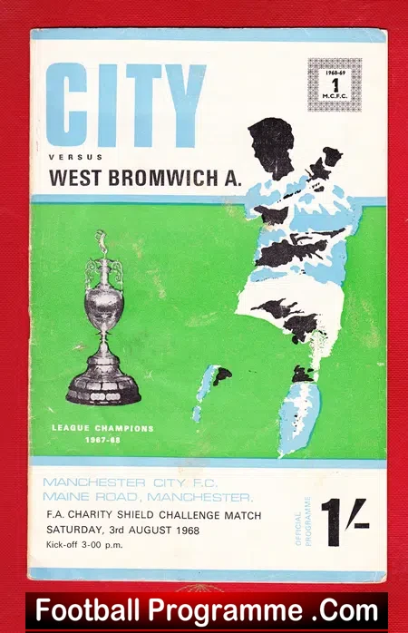 Manchester City v WBA 1968 – Charity Shield Match